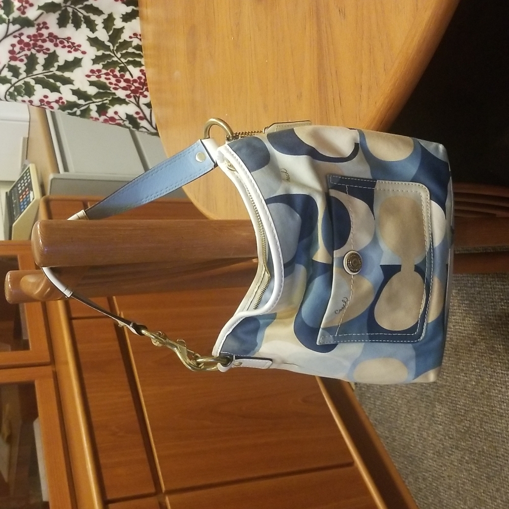 Coach Bag Signature Scarf Print
